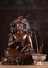 Chakzampa, Mahasiddha Tibetan Buddhist Thang Tong Gyalpo Statue 9"