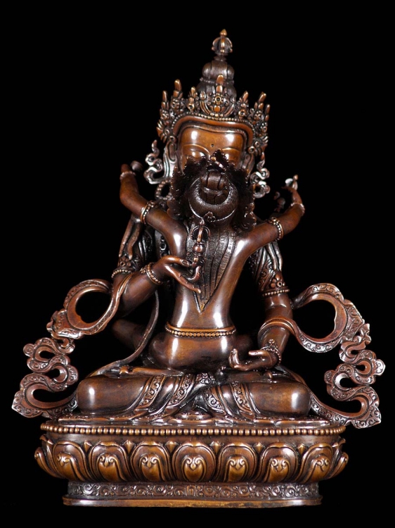 その他 Various : Harmika Yab-Yum Shakti Vajrasattva Yab-Yum Buddhist Statue (6n74)