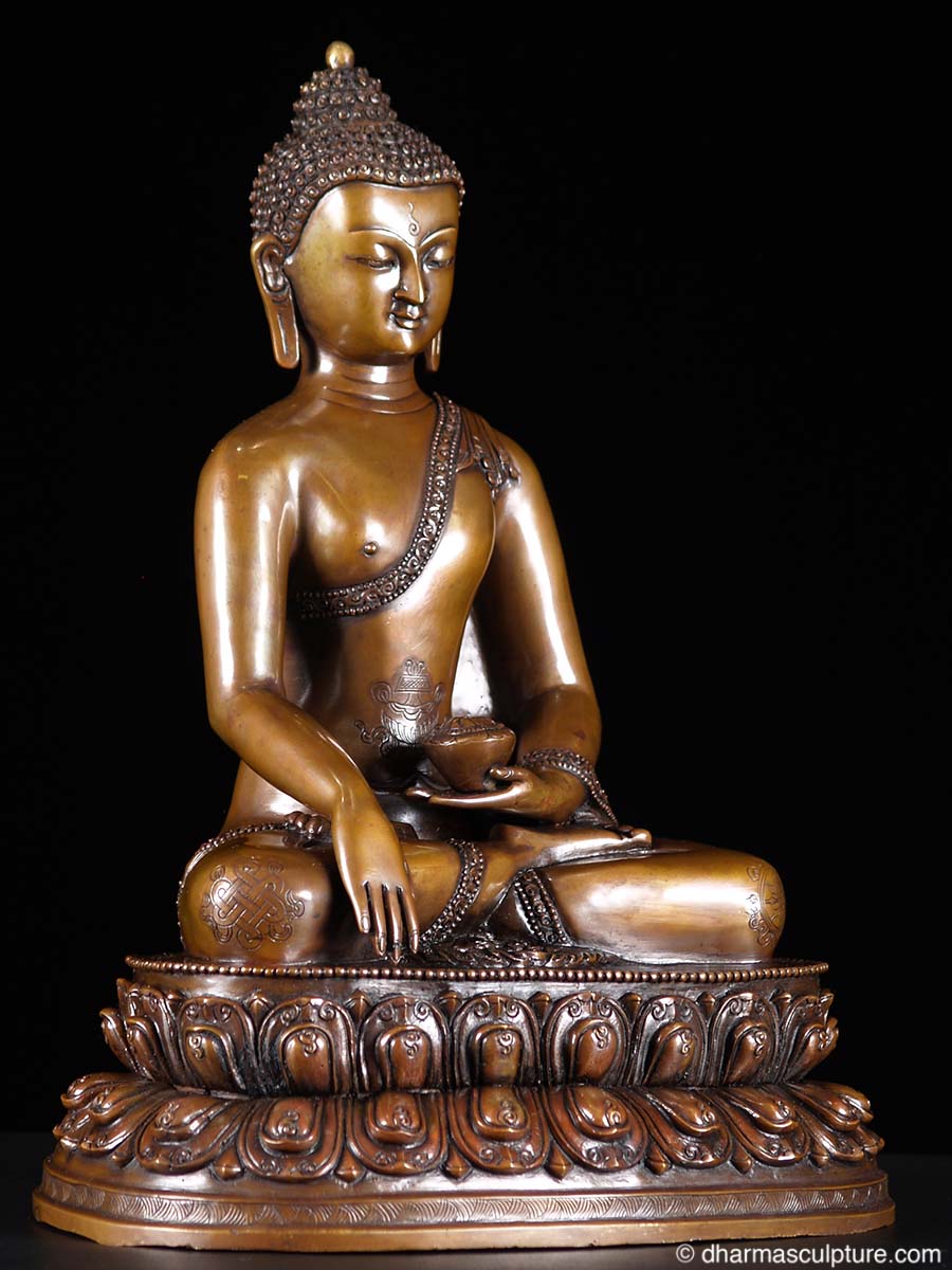 仏様 Shakya Muni Buddha Shakyamuni Buddha Statue (7n67)