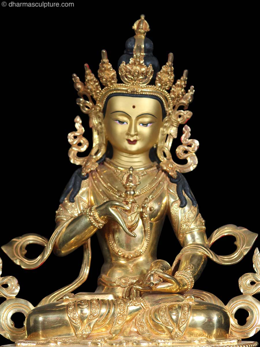 ブッダ像ー金張り  Buddha StatueーGold Ｐlated Large Buddha Statue for Sale