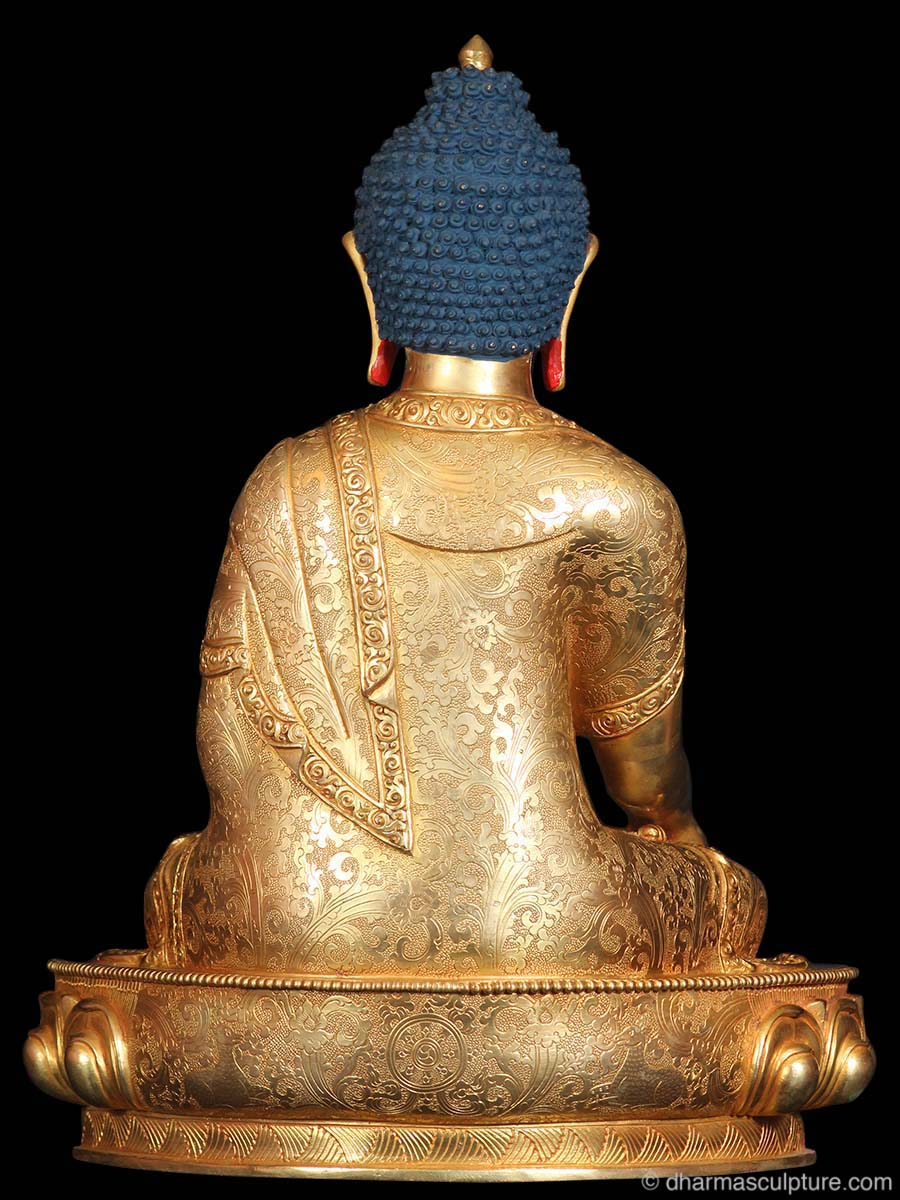 ブッダ像ー金張り  Buddha StatueーGold Ｐlated s-l400.jpg